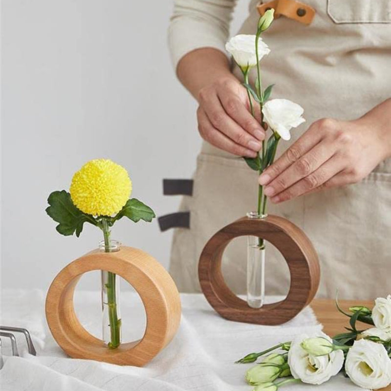 Alba Wooden Plant Propagation Vase - Image 13
