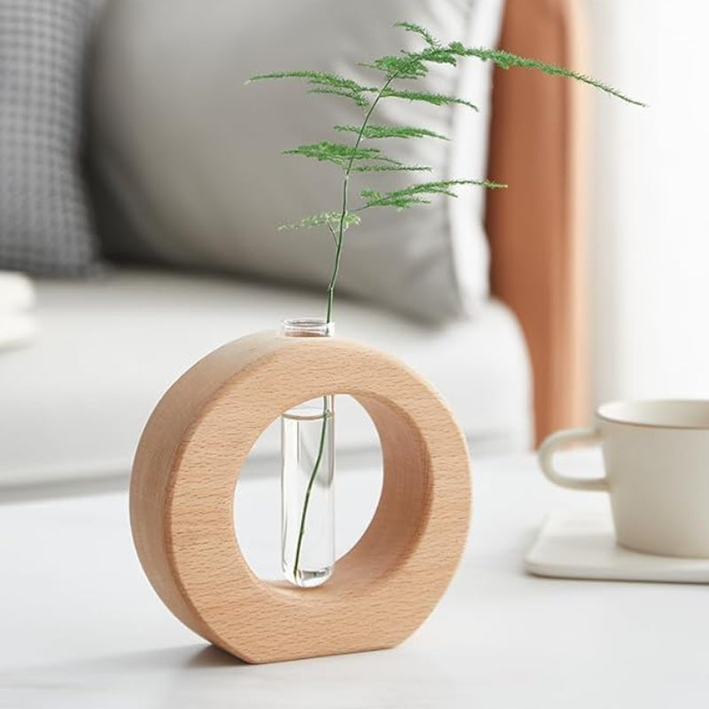 Alba Wooden Plant Propagation Vase - Image 4