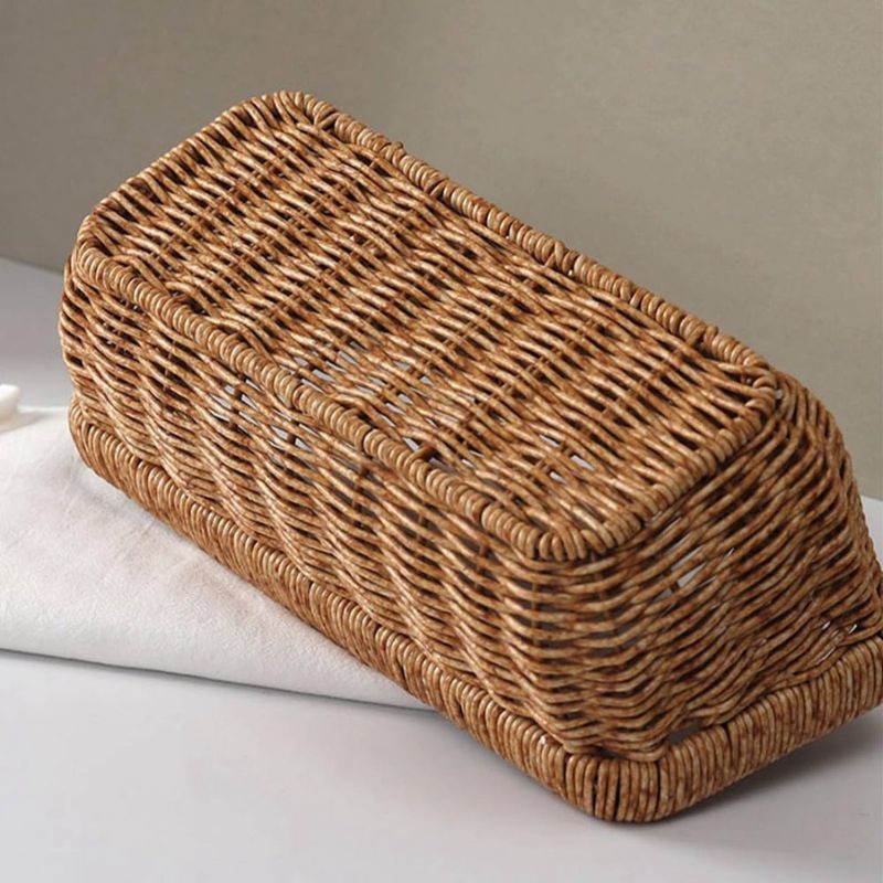 Wall-Mounted Woven Storage Baskets - Image 7