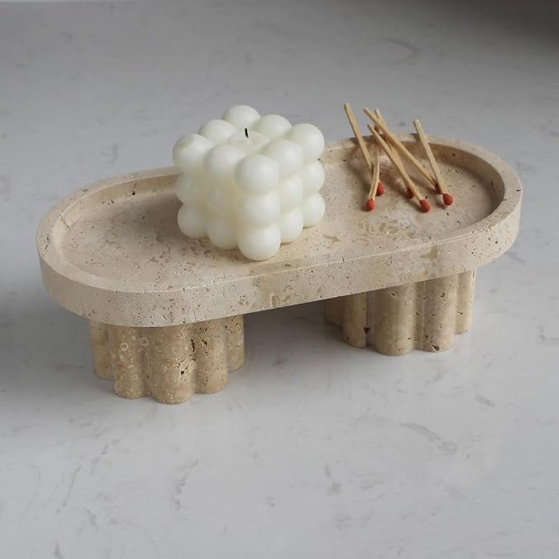 Stone Pedestal Tray - Image 4