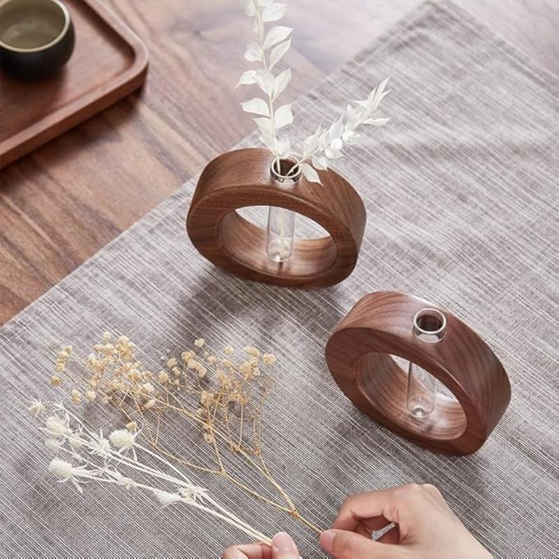 Alba Wooden Plant Propagation Vase - Image 10