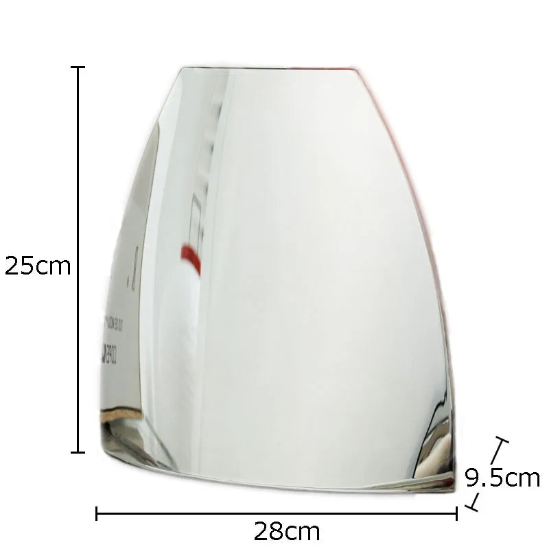 Silver Arched Mirror Vase - Image 9