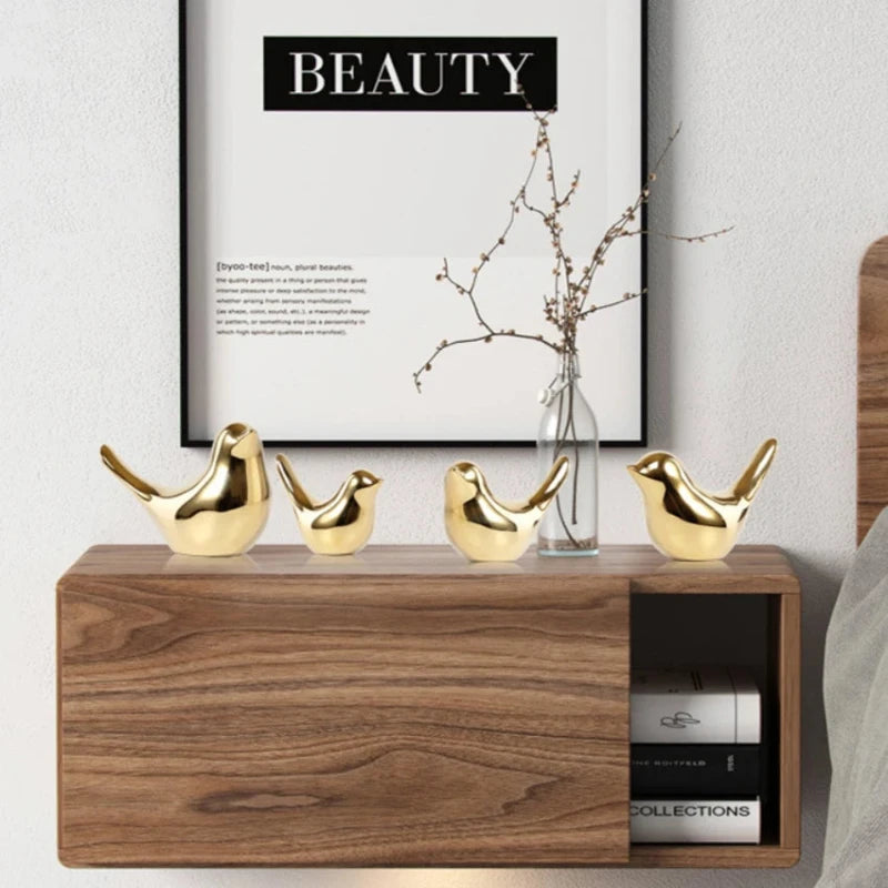Gold Bird Sculptures - Image 8
