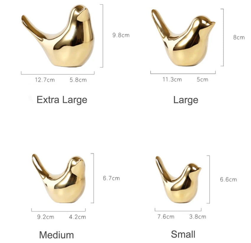 Gold Bird Sculptures - Image 9