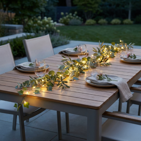 Indoor/Outdoor Solar Ivy String Lights
