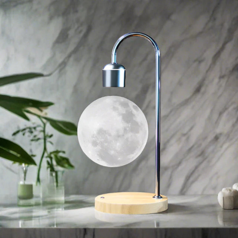 Selene Floating Moon Lamp with Wireless Charging - Image 3