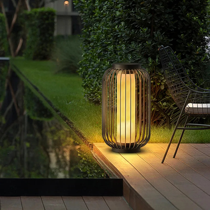 Modern Outdoor Solar Lantern - Image 4