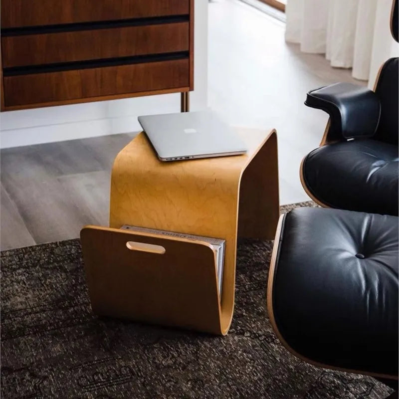Scandinavian-Inspired Wood Side Table - Image 5