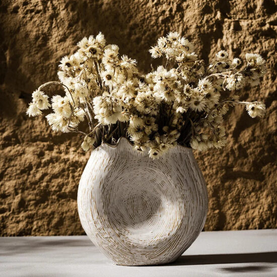 Organic Shape Ceramic Vase