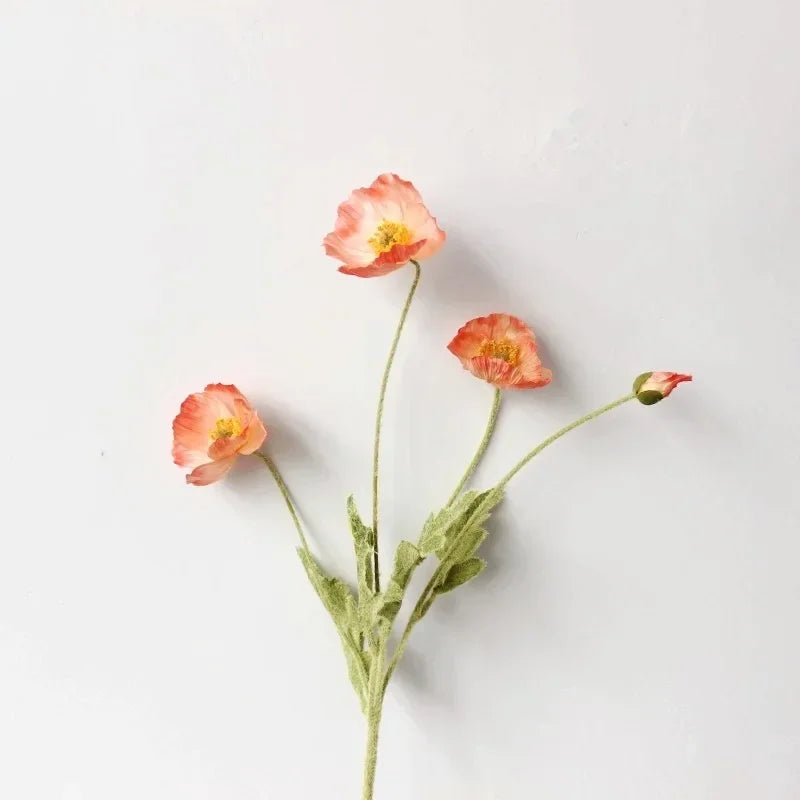Faux Poppy Stems, Set of 6 - Image 26