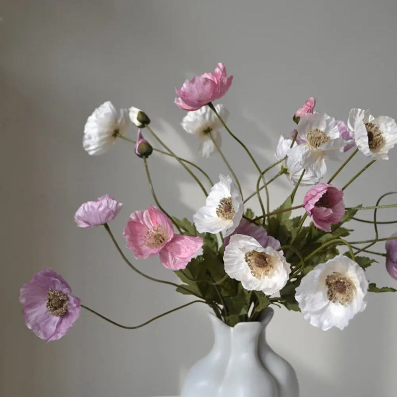 Faux Poppy Stems, Set of 6 - Image 18