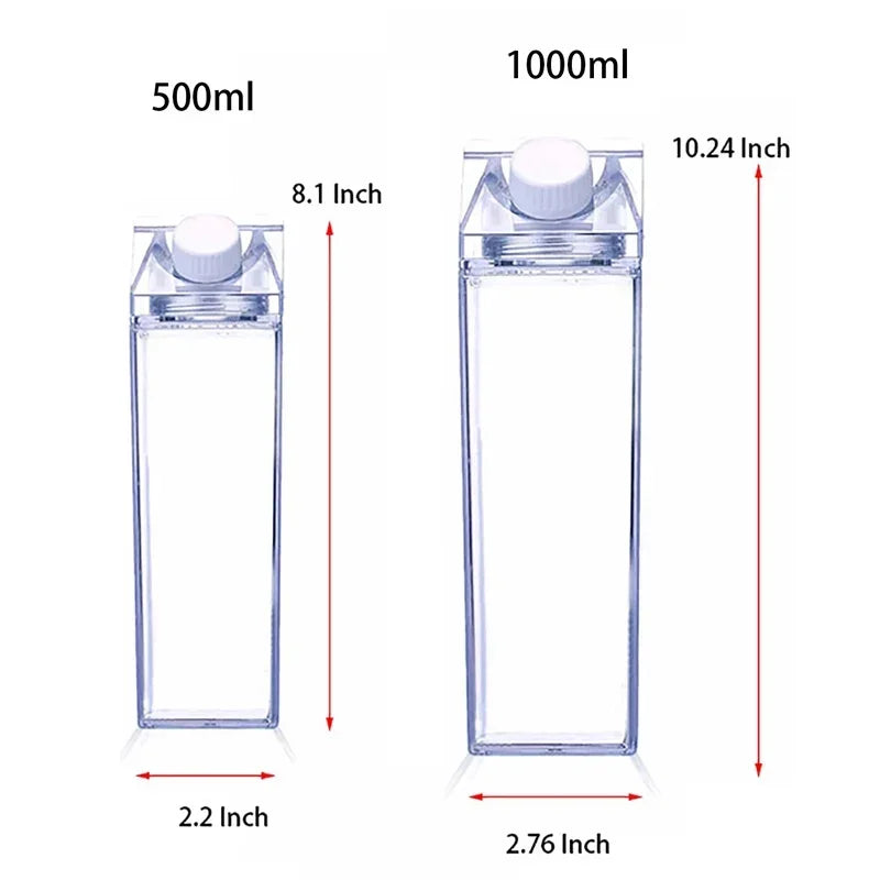 Milk Carton–Style Water Bottles - Image 5
