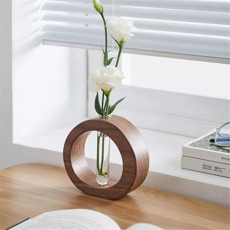 Alba Wooden Plant Propagation Vase - Image 6