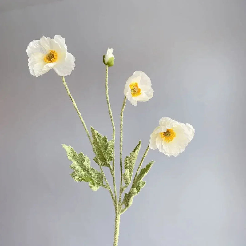 Faux Poppy Stems, Set of 6 - Image 42