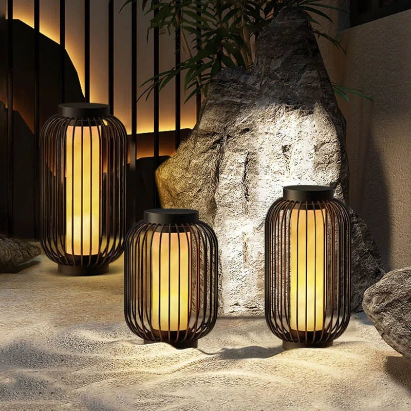 Modern Outdoor Solar Lantern - Image 3