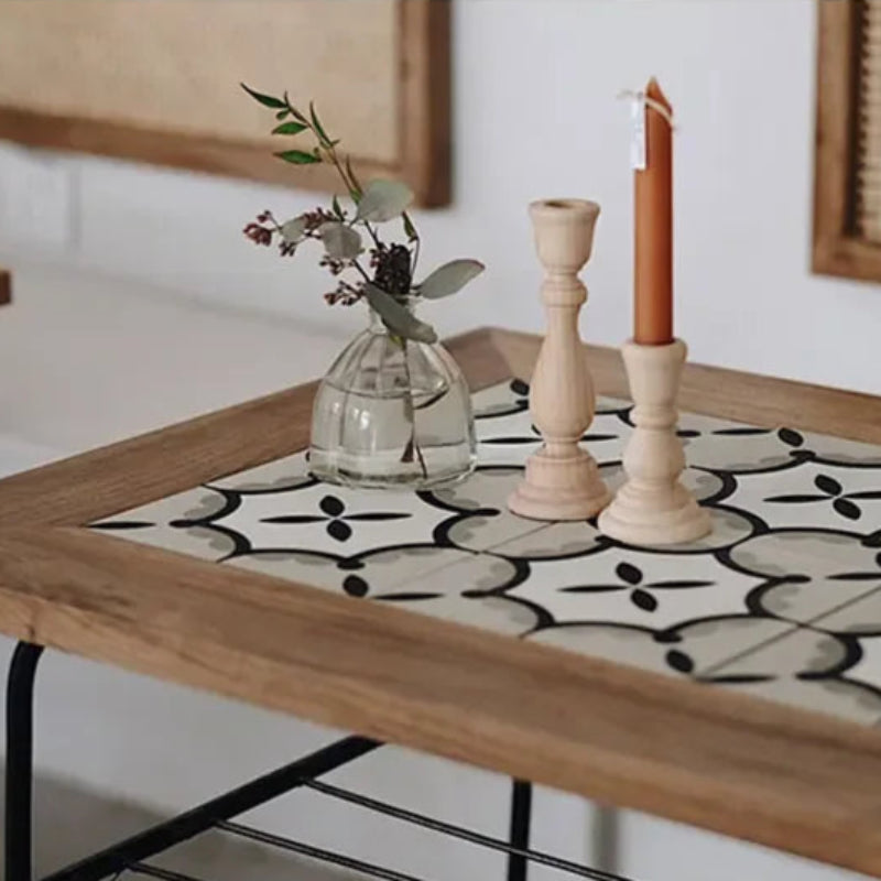 Natural Wood Candlestick Holders, Set of Two - Image 2