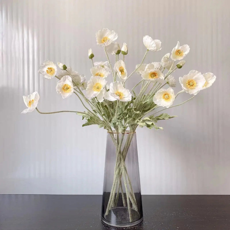 Faux Poppy Stems, Set of 6 - Image 9