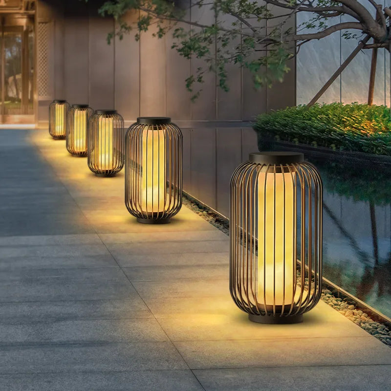 Modern Outdoor Solar Lantern - Image 2