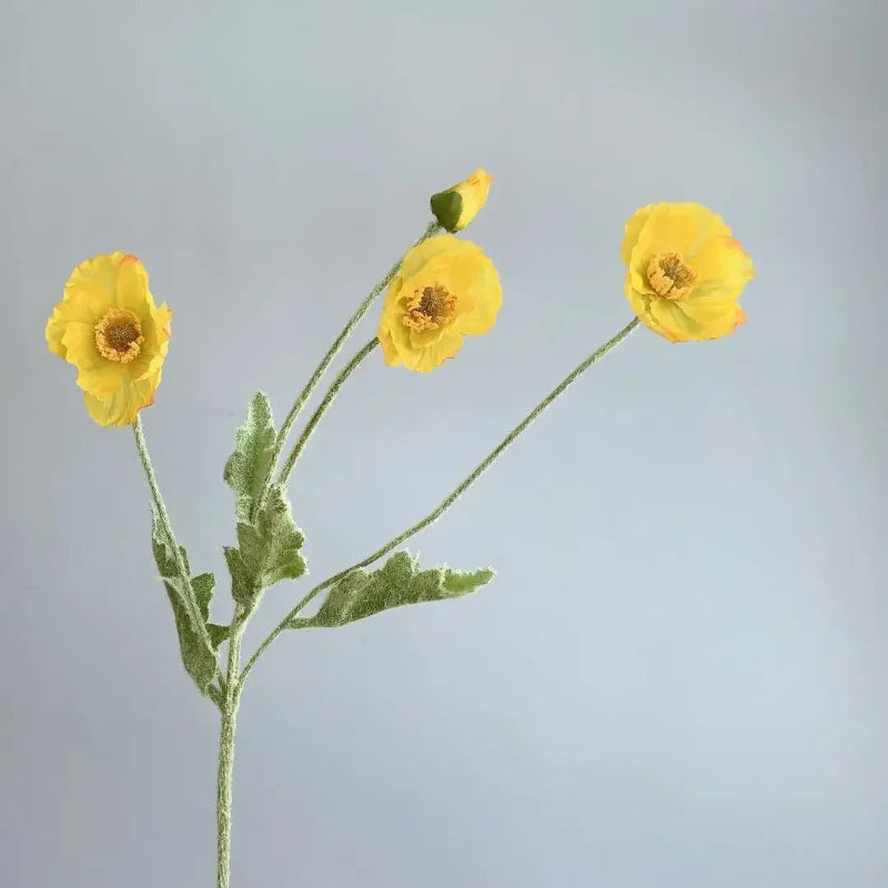 Faux Poppy Stems, Set of 6 - Image 28