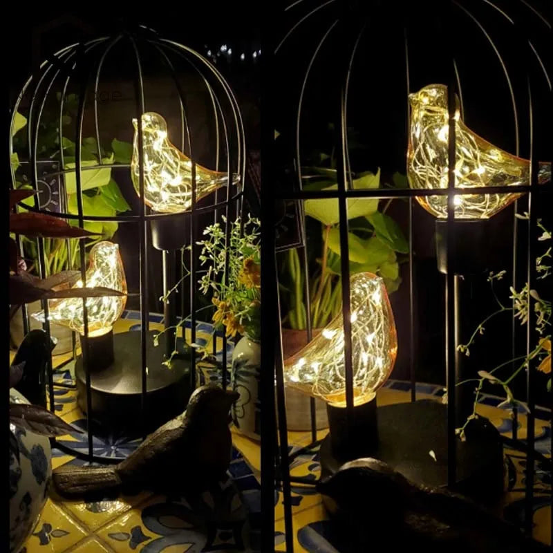 Decorative Illuminated Birdcage - Image 4