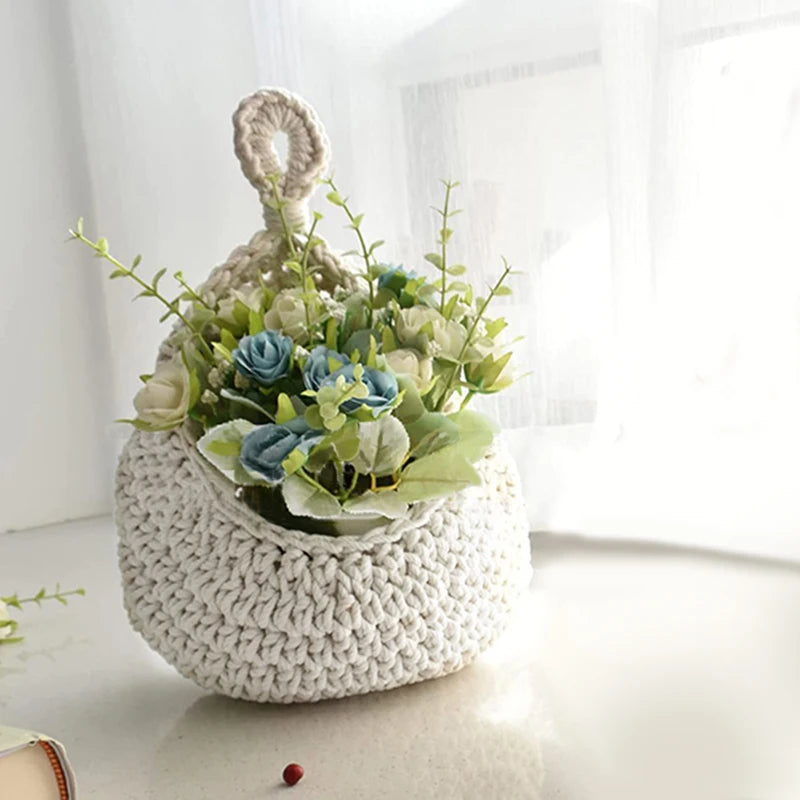 White Woven Storage Baskets - Image 4