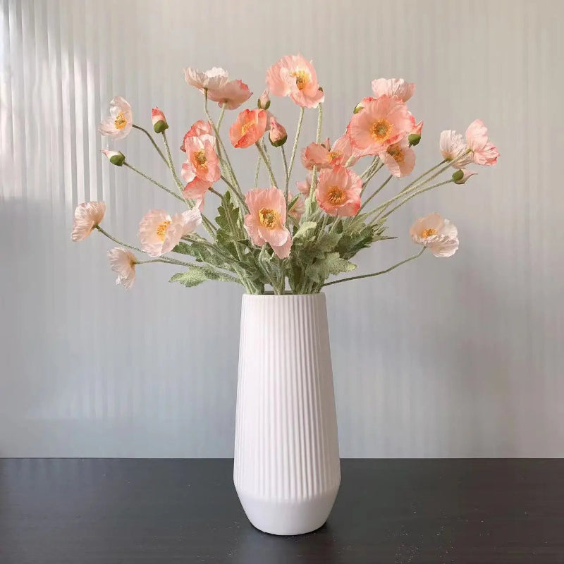 Faux Poppy Stems, Set of 6 - Image 10