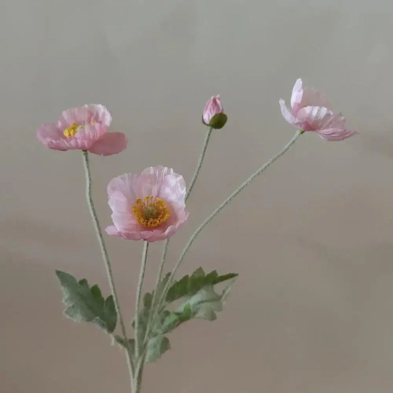 Faux Poppy Stems, Set of 6 - Image 27