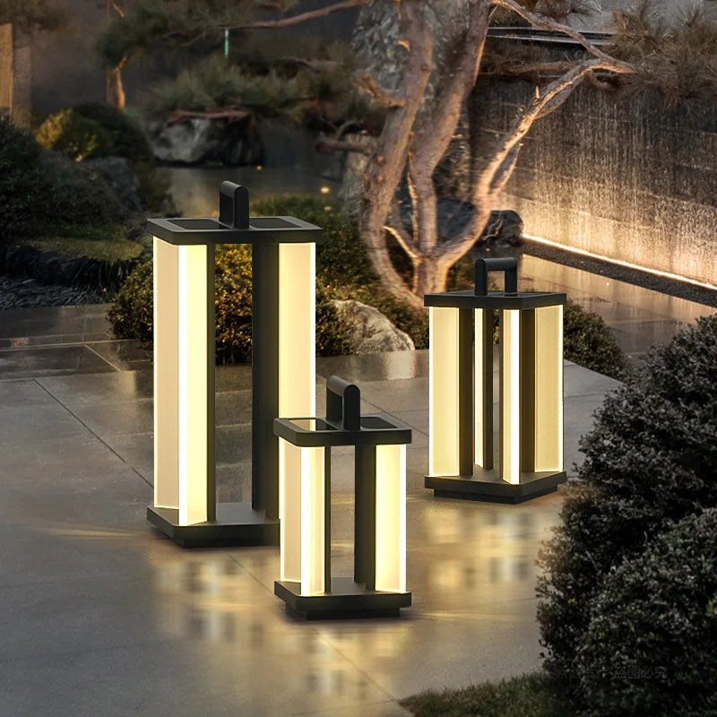 Architectural Outdoor Solar Lantern - Image 3