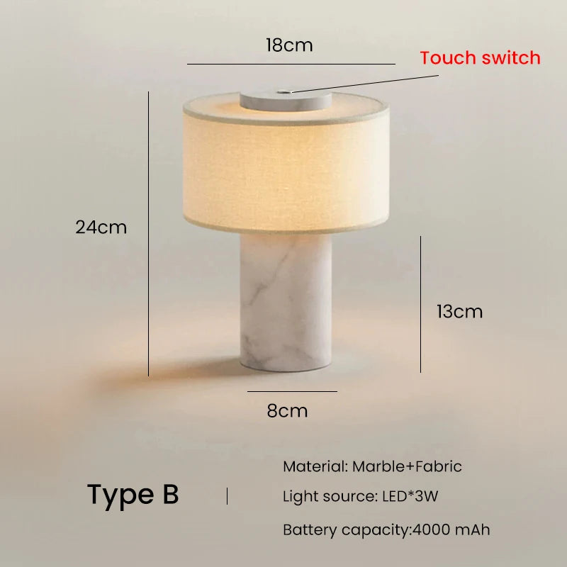 Marble Portable Table Lamp - Image 10