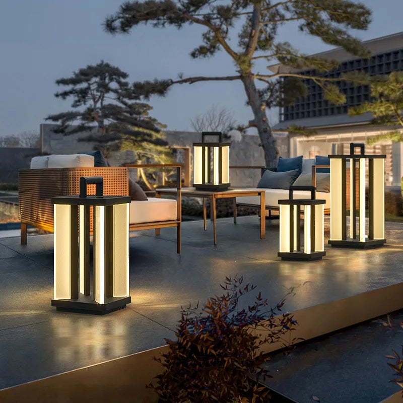 Architectural Outdoor Solar Lantern - Image 7