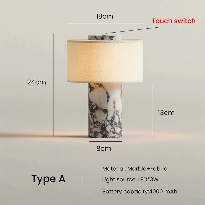 Marble Portable Table Lamp - Image 8