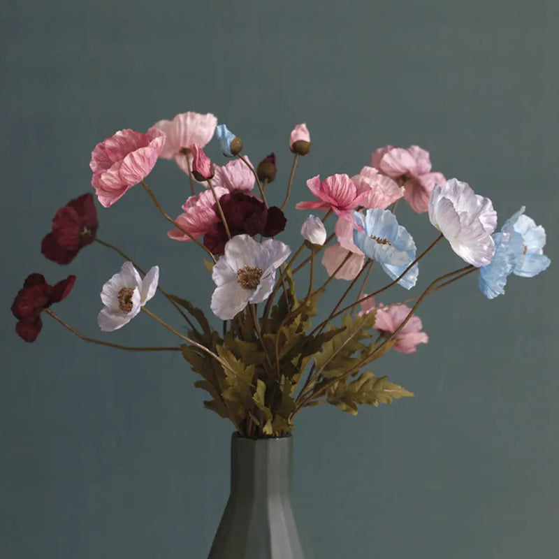Faux Poppy Stems, Set of 6 - Image 17