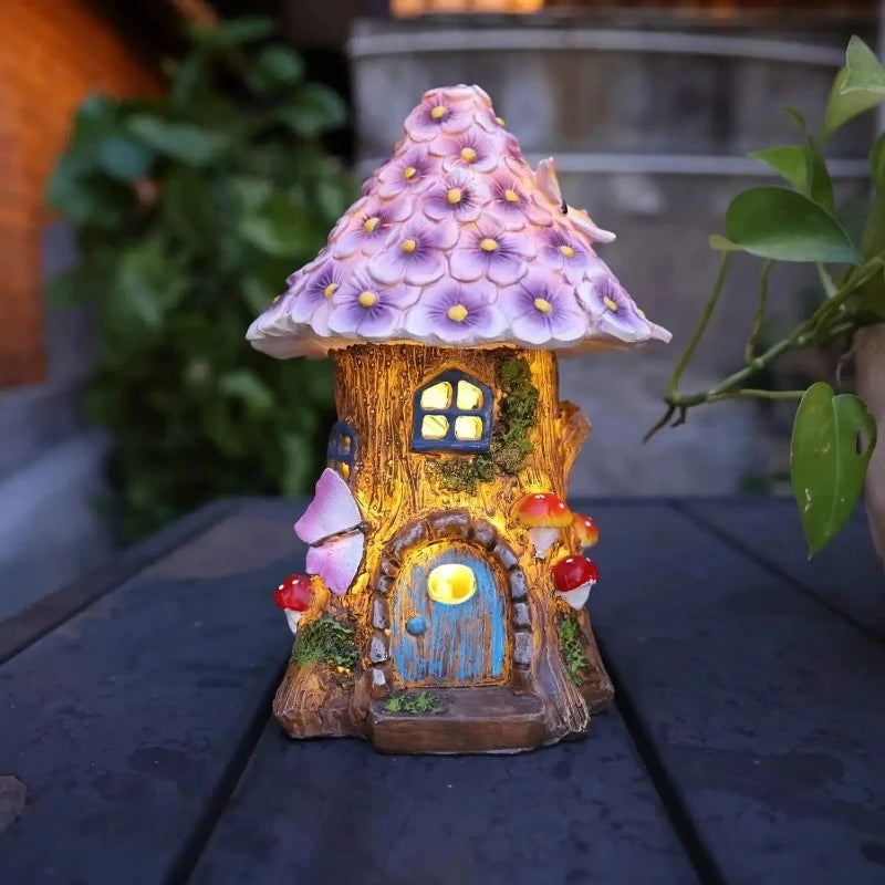 Solar Mushroom Garden Lantern - Image 2
