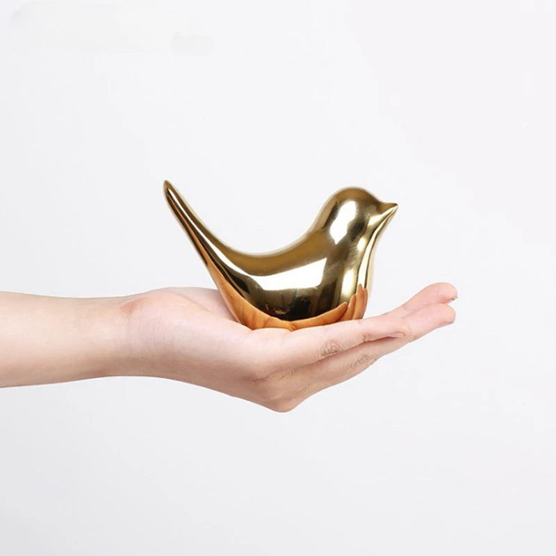 Gold Bird Sculptures - Image 6