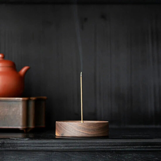 Wood Incense Holder