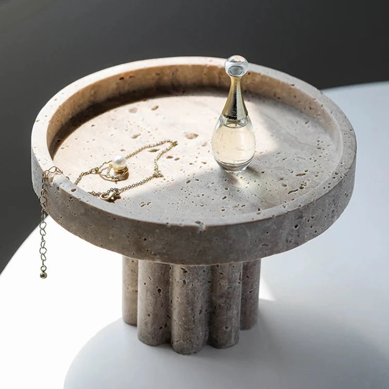 Stone Pedestal Tray - Image 3