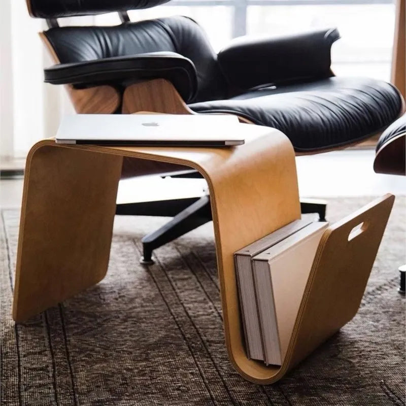 Scandinavian-Inspired Wood Side Table
