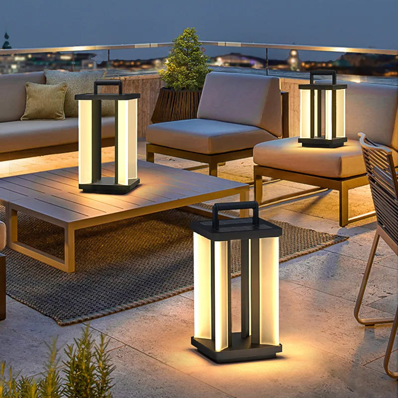 Architectural Outdoor Solar Lantern - Image 4