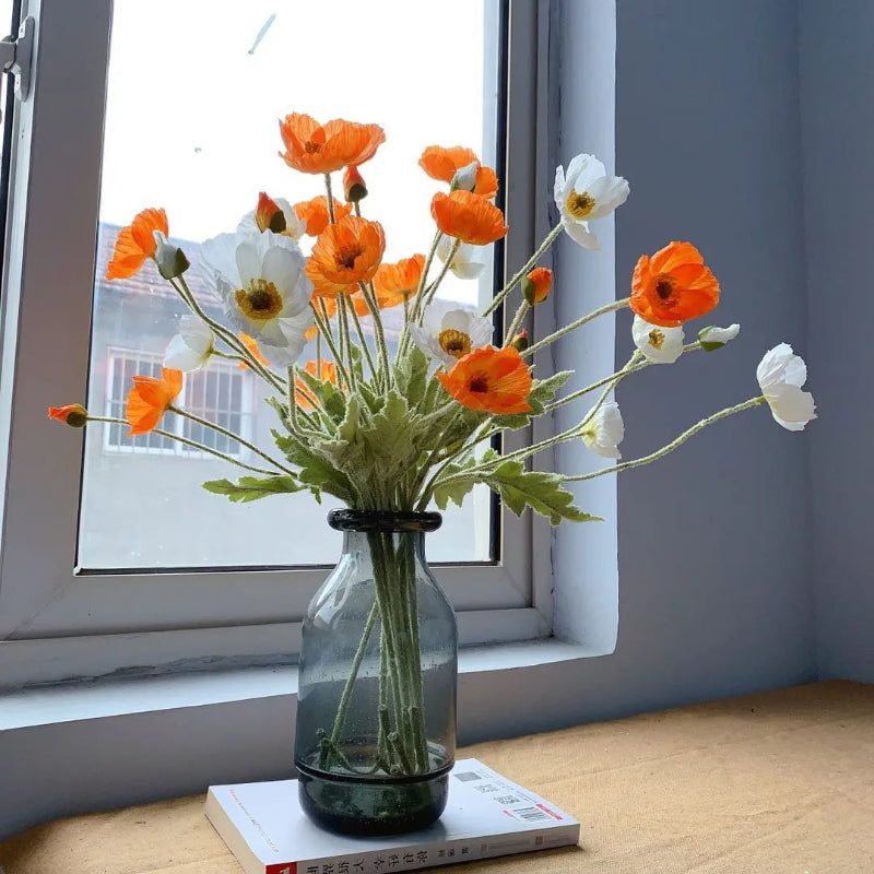 Faux Poppy Stems, Set of 6 - Image 11