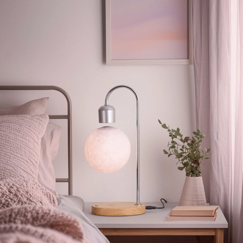 Selene Floating Moon Lamp with Wireless Charging - Image 5