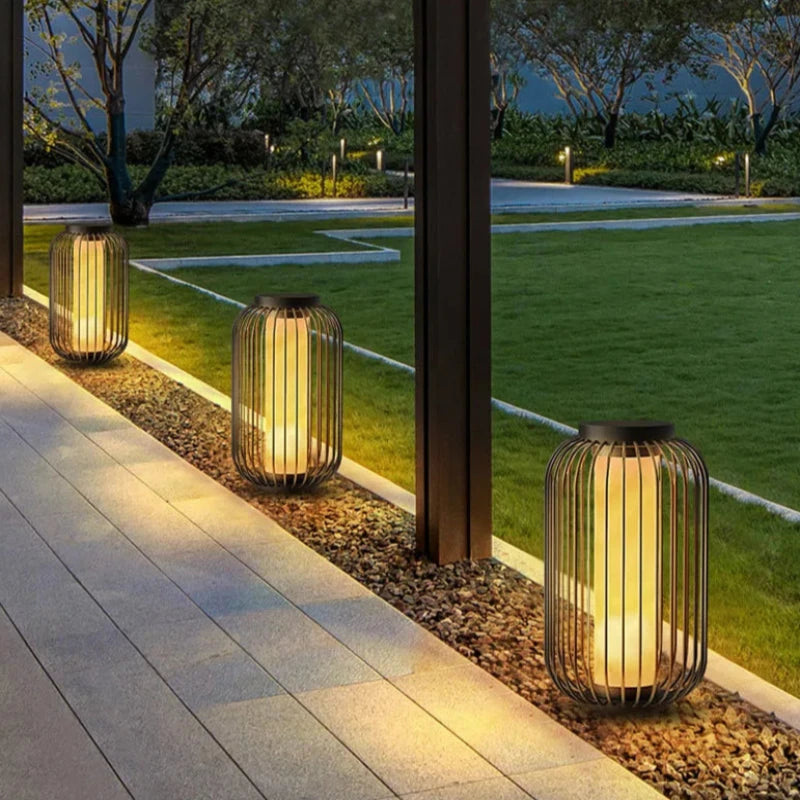 Modern Outdoor Solar Lantern - Image 8