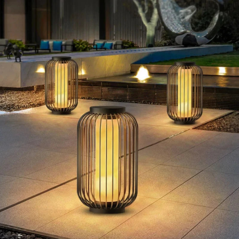 Modern Outdoor Solar Lantern - Image 5