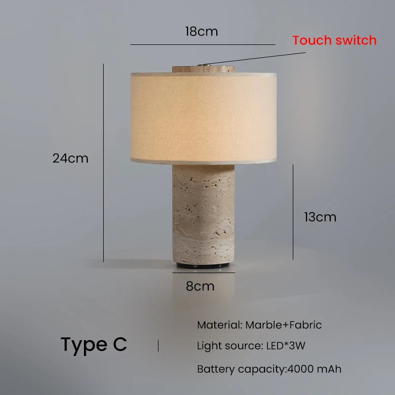 Marble Portable Table Lamp - Image 9