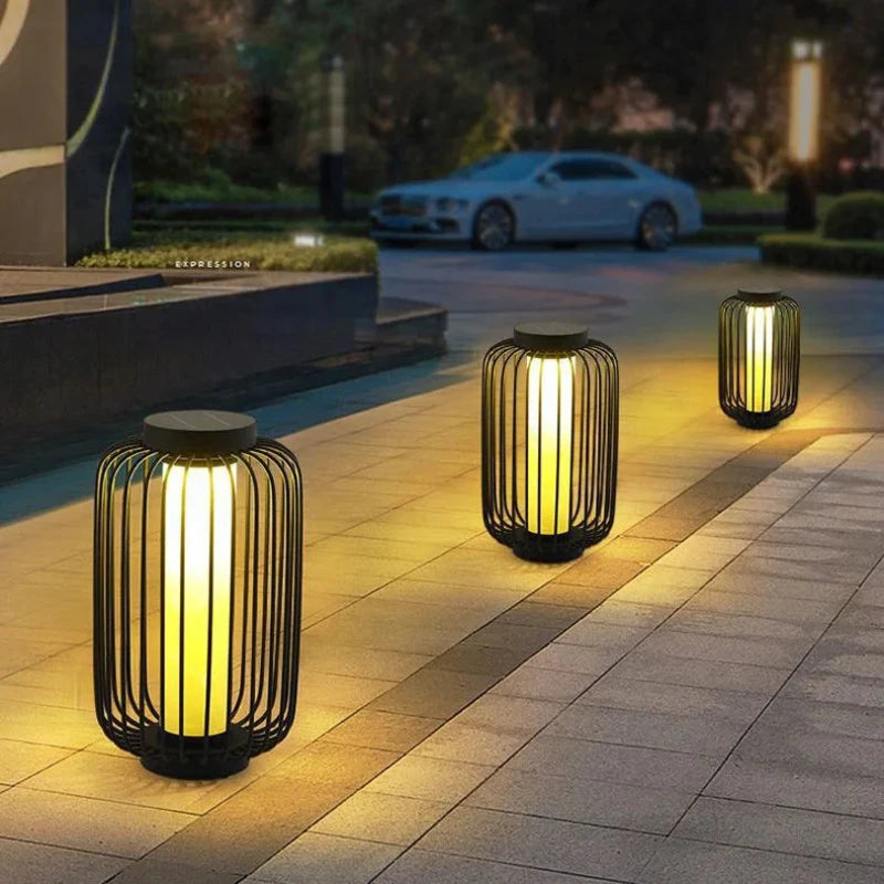 Modern Outdoor Solar Lantern - Image 9