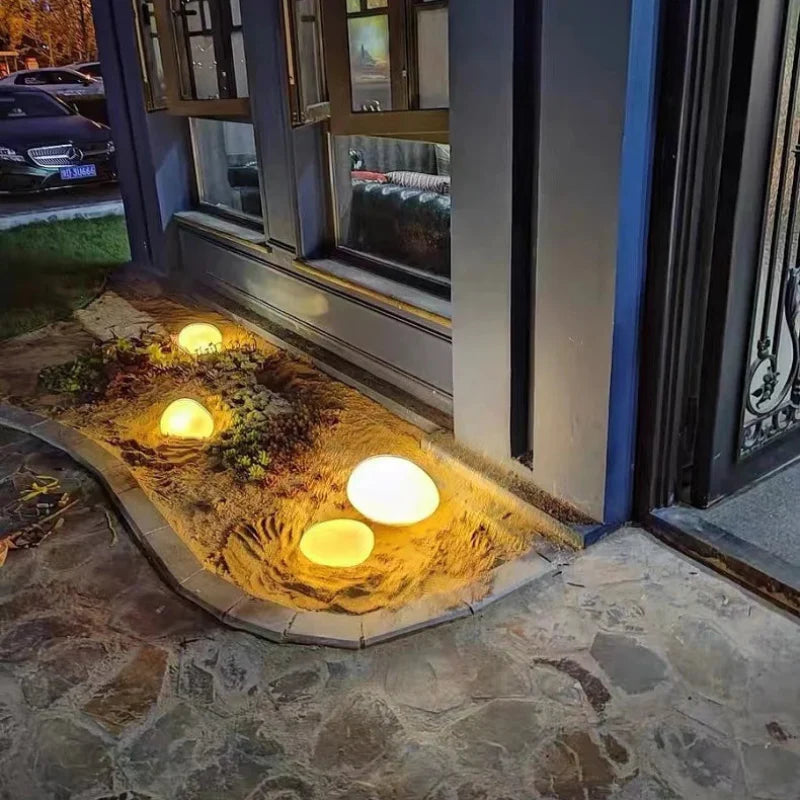 Solar Light Pathway Stones - Image 4