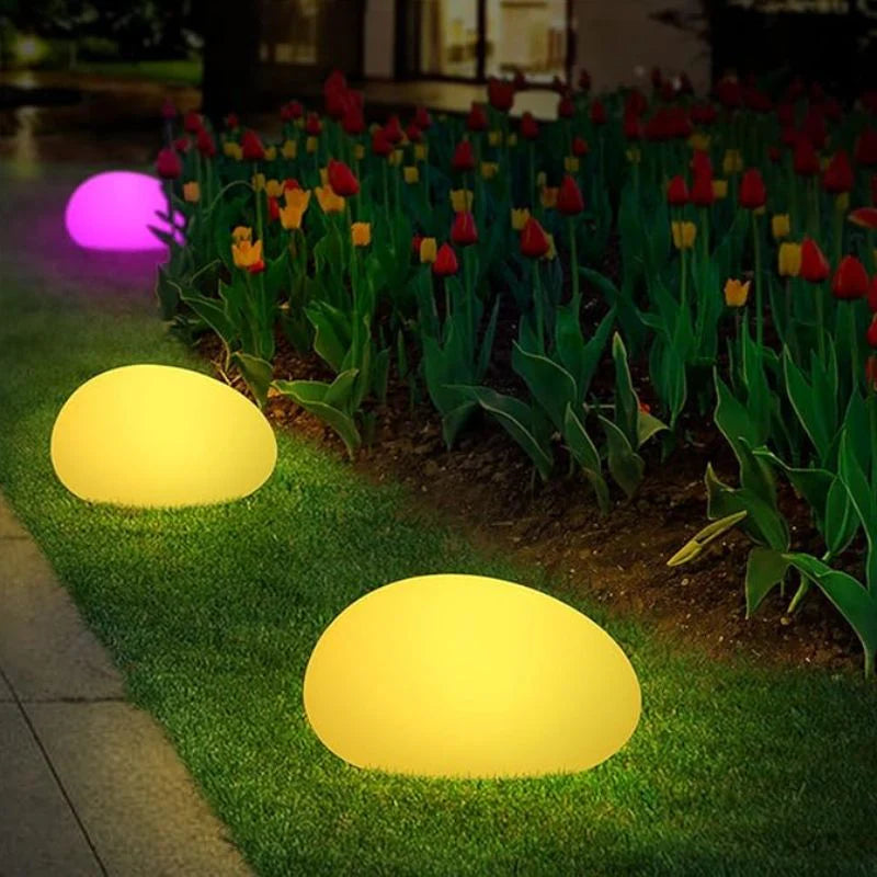 Solar Light Pathway Stones - Image 5