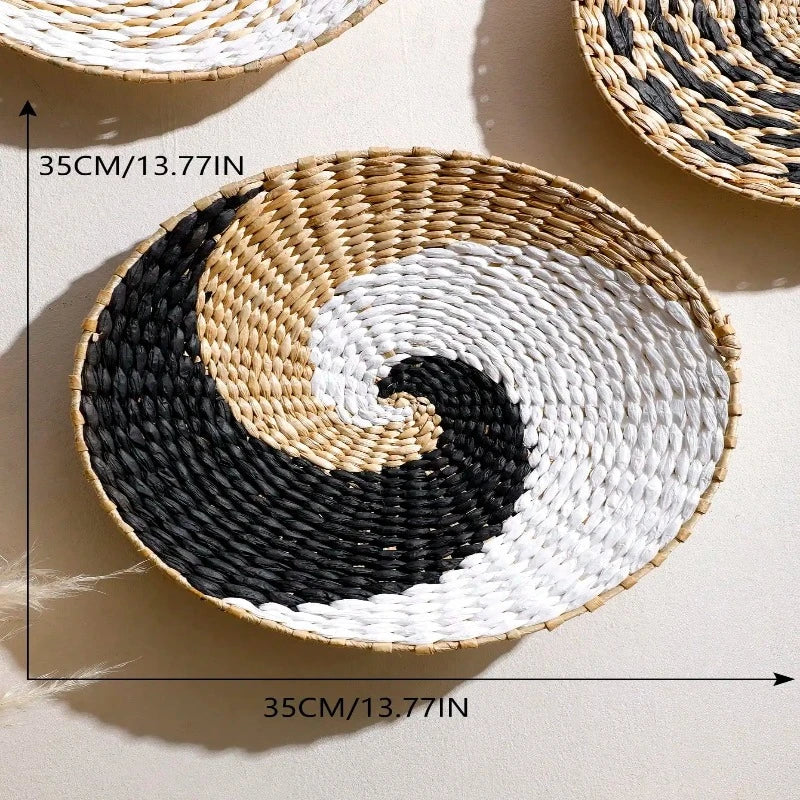 Handwoven Natural Wall Baskets - Image 9