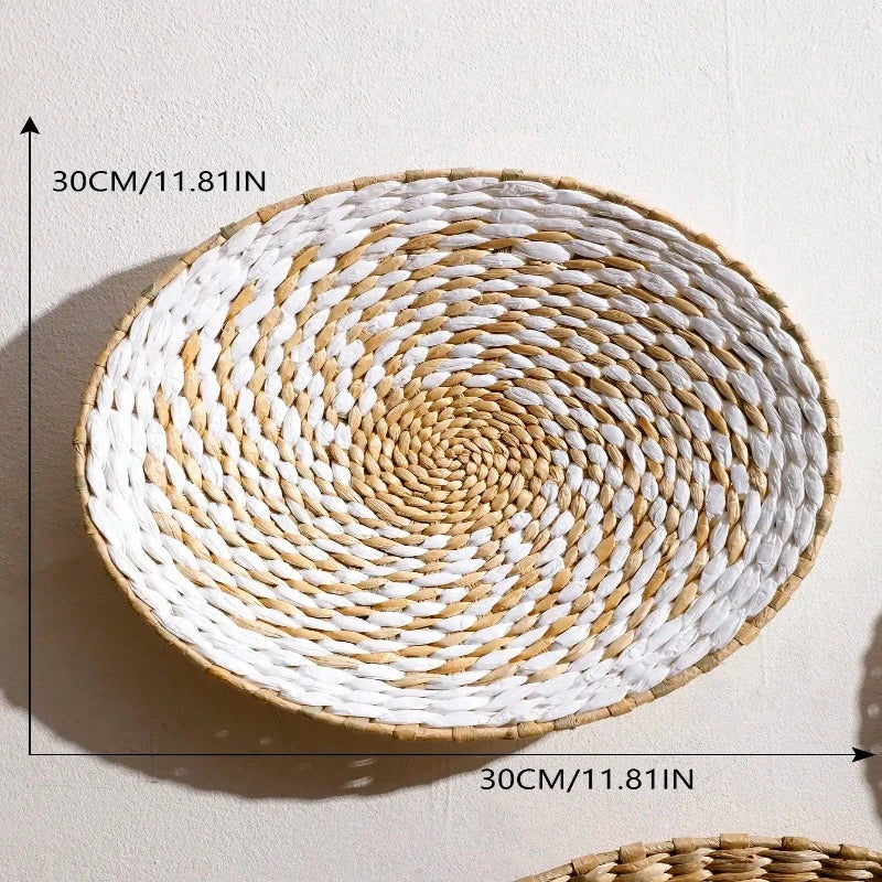 Handwoven Natural Wall Baskets - Image 10