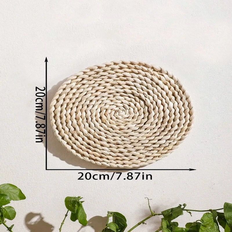Handwoven Natural Wall Baskets - Image 12
