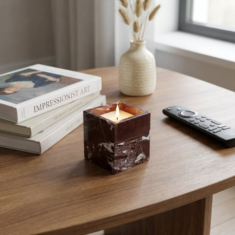 Calacatta Marble Candle Holders - Image 7
